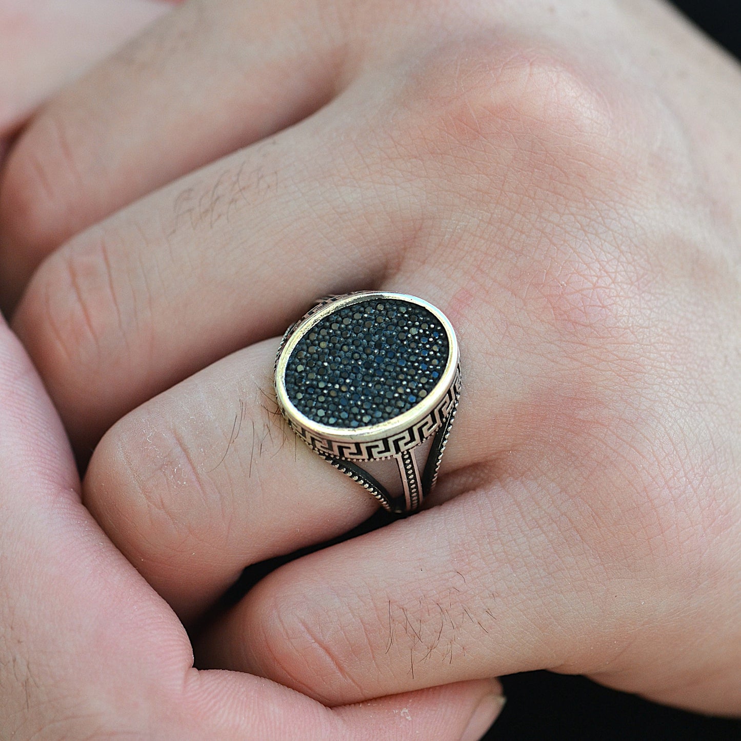 Noir Essence Ring silver 925k