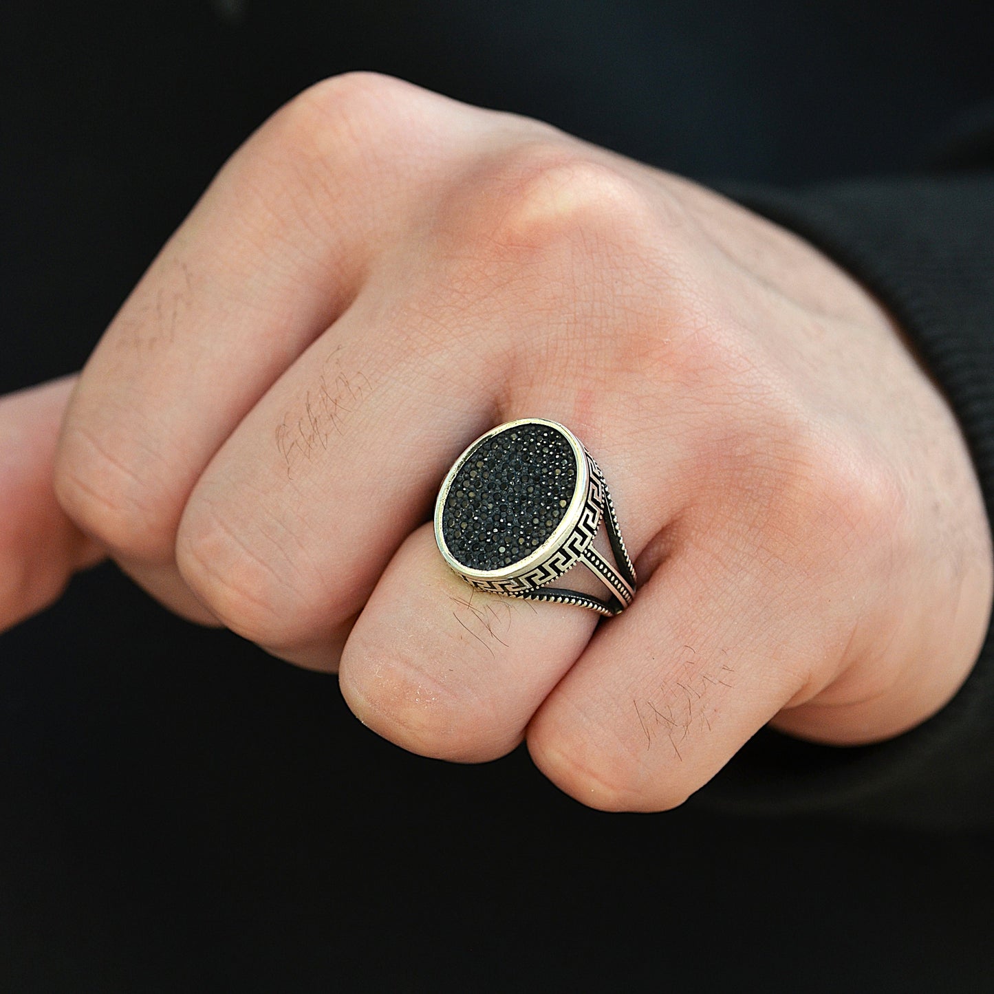 Noir Essence Ring silver 925k