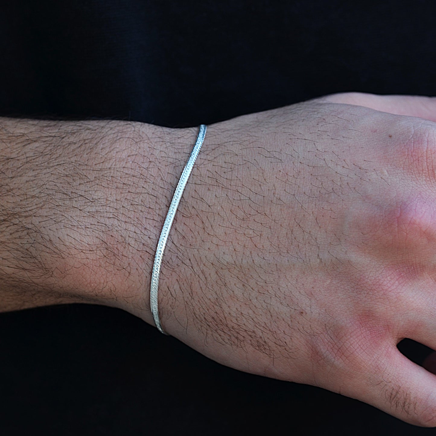 bracelet for men italian silver 925k snake style