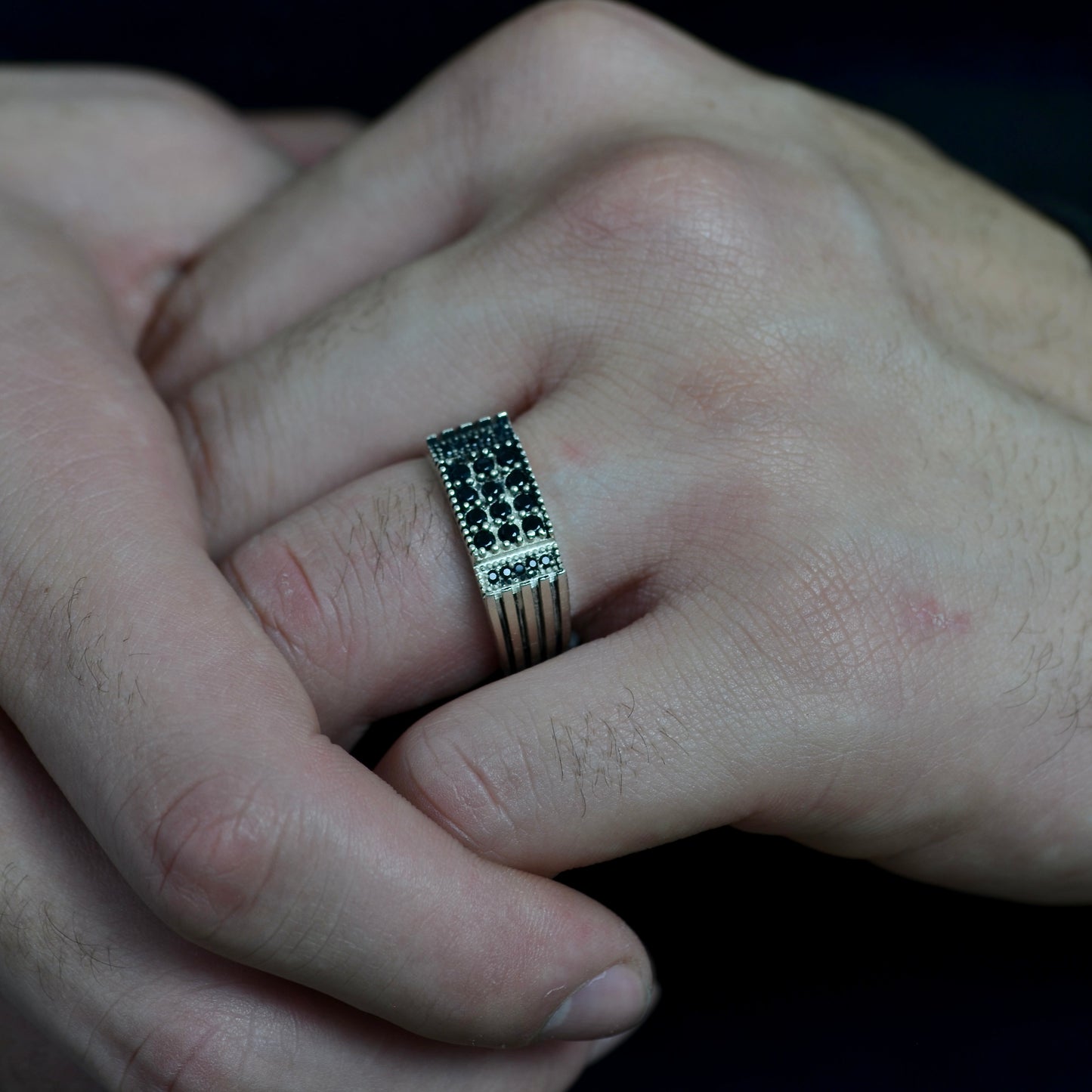 Black Matrix Ring silver 925k