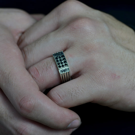 Black Matrix Ring silver 925k