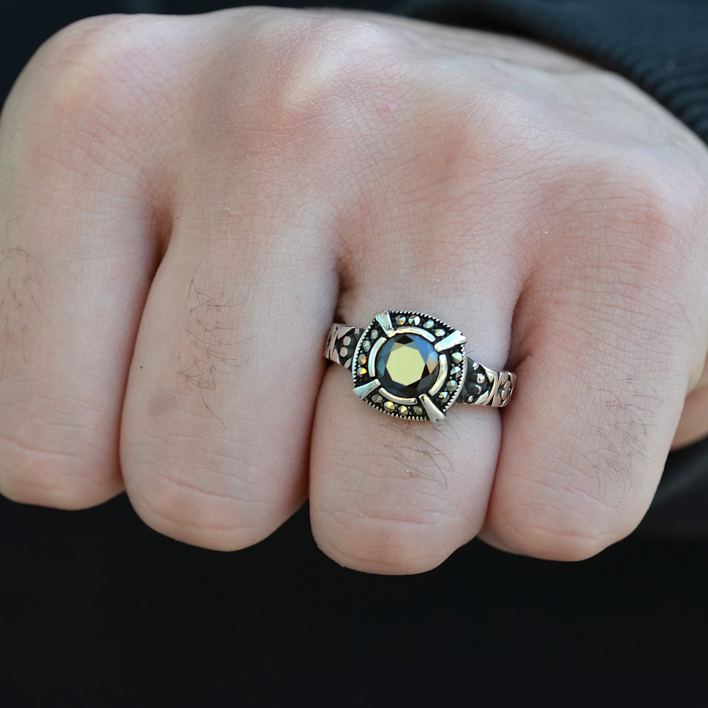 Eclipse Halo Ring silver 925k