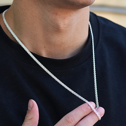 chain for men italian silver 925k