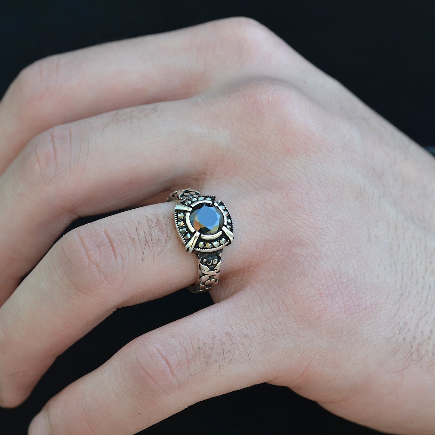 Eclipse Halo Ring silver 925k