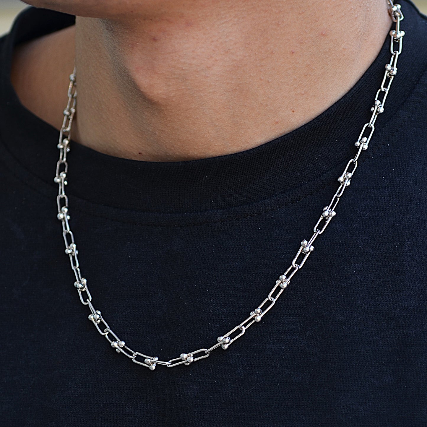 italian style chain for men silver 925k