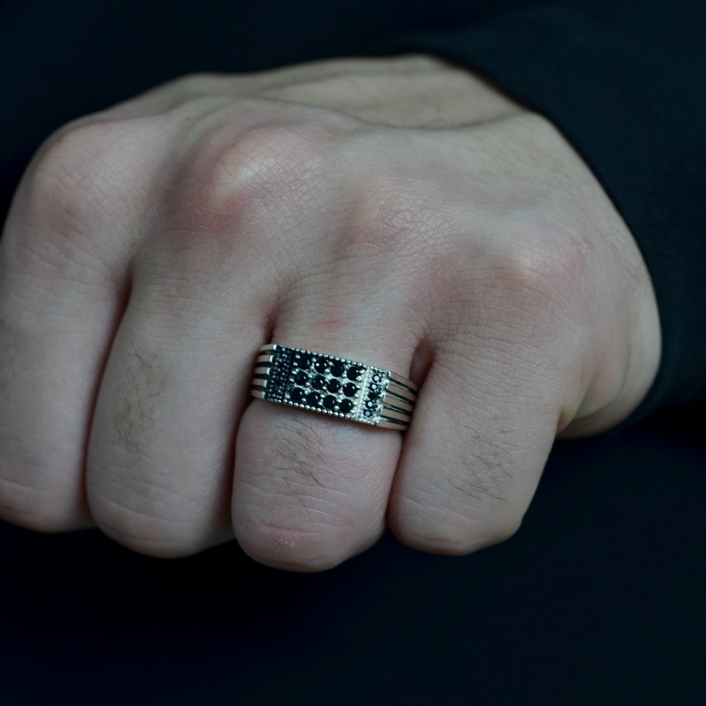Black Matrix Ring silver 925k