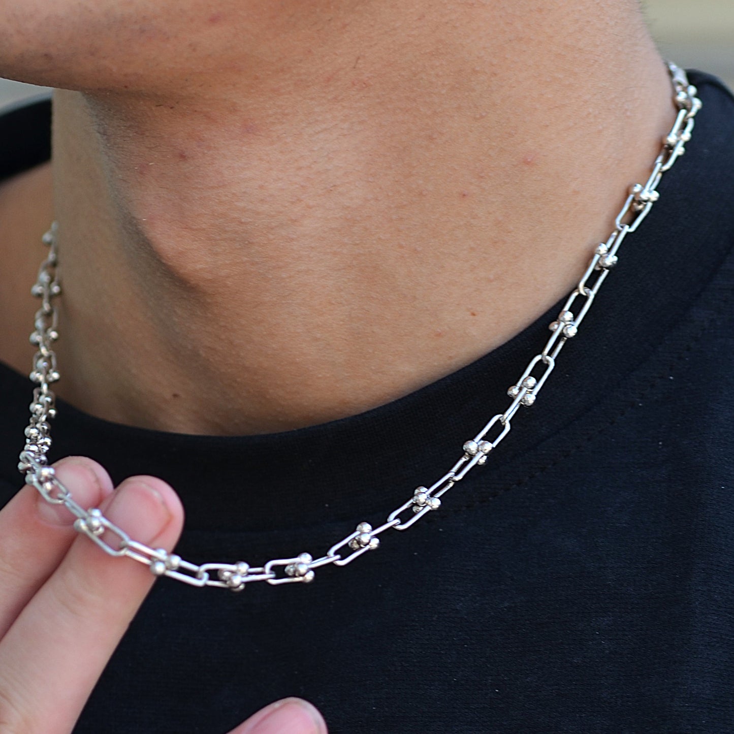 italian style chain for men silver 925k