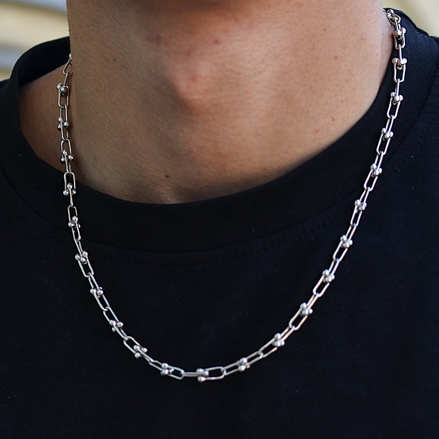 italian style chain for men silver 925k