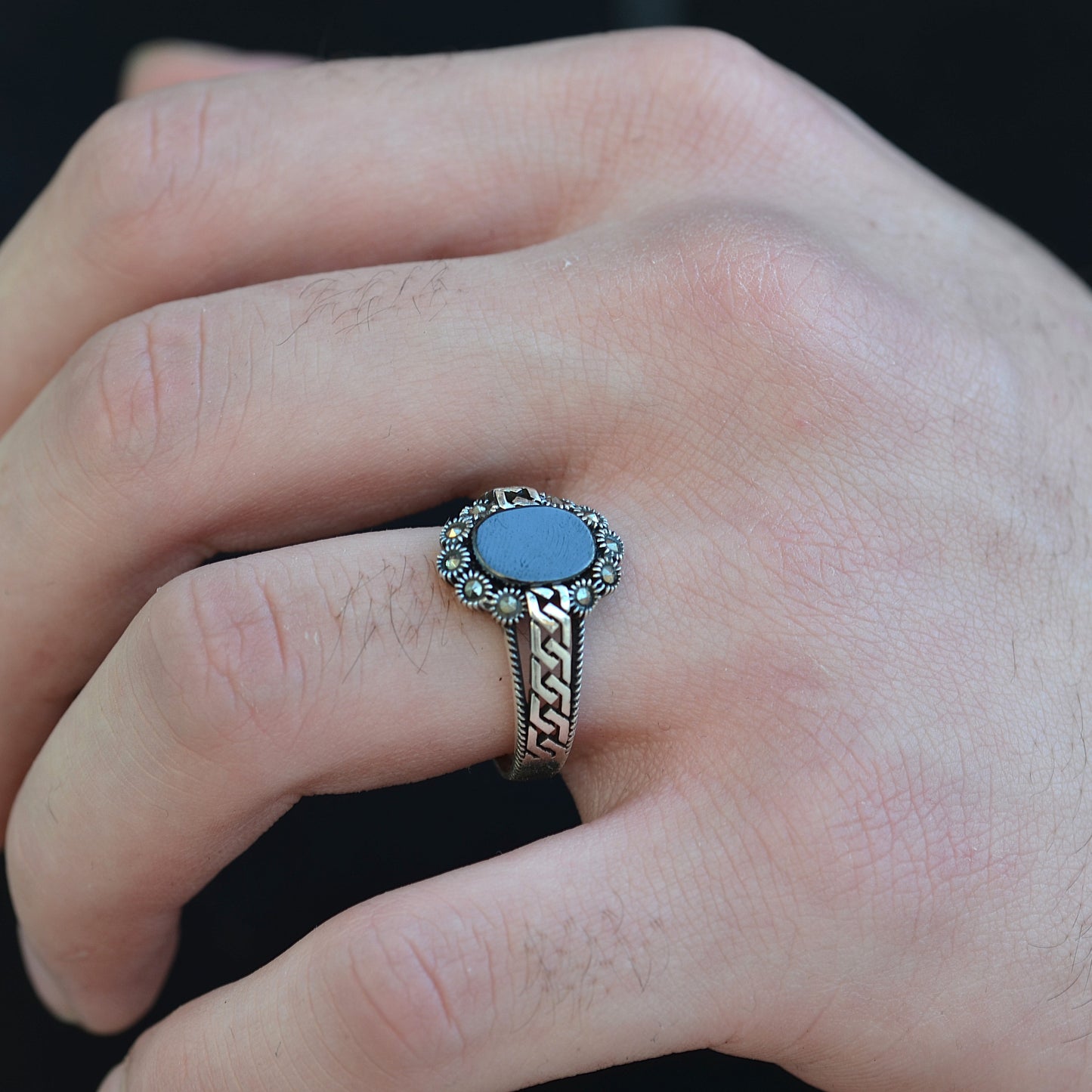 Shadow Orbit Ring silver 925k