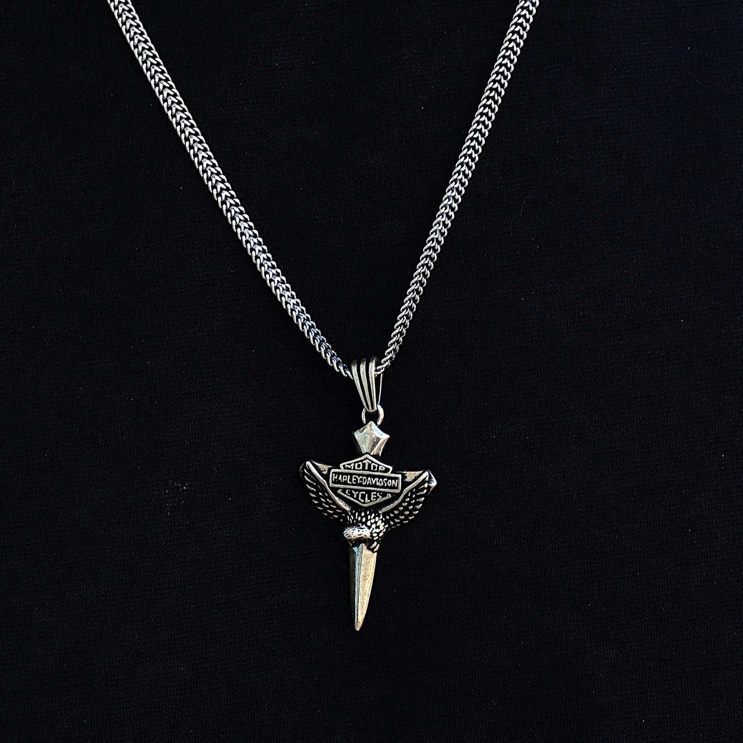 harley-davidson chain silver 925k