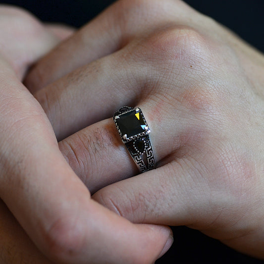 Dark Elegance Ring silver 925k