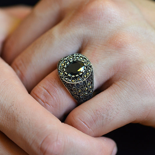 Imperial Halo Ring silver 925k