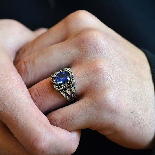 Sapphire Legacy Ring silver 925k