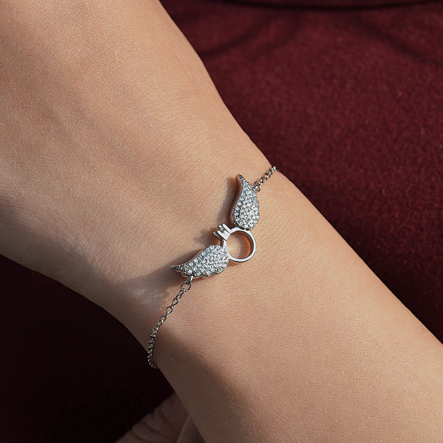 SILVER BRACELET FOR WOMEN Wings