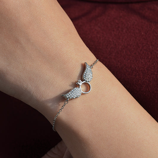 SILVER BRACELET FOR WOMEN Wings
