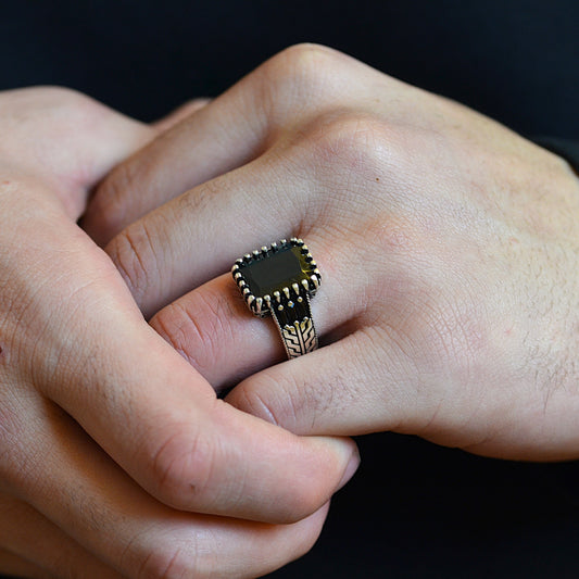 Black Titan Ring silver 925k