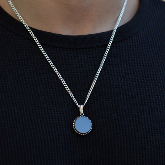 Luna Circle Necklace silver 925K