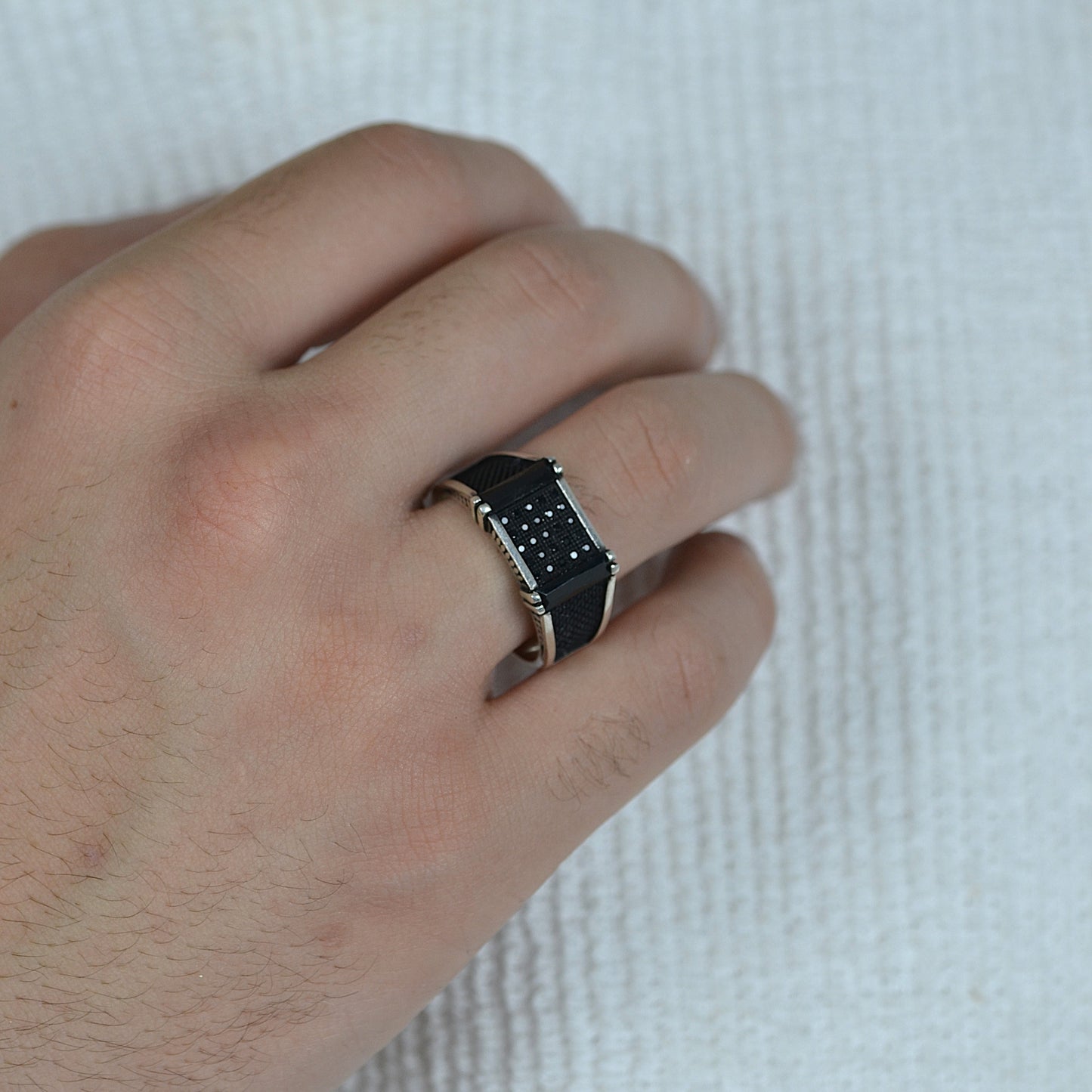 Black Matrix Ring silver 925k