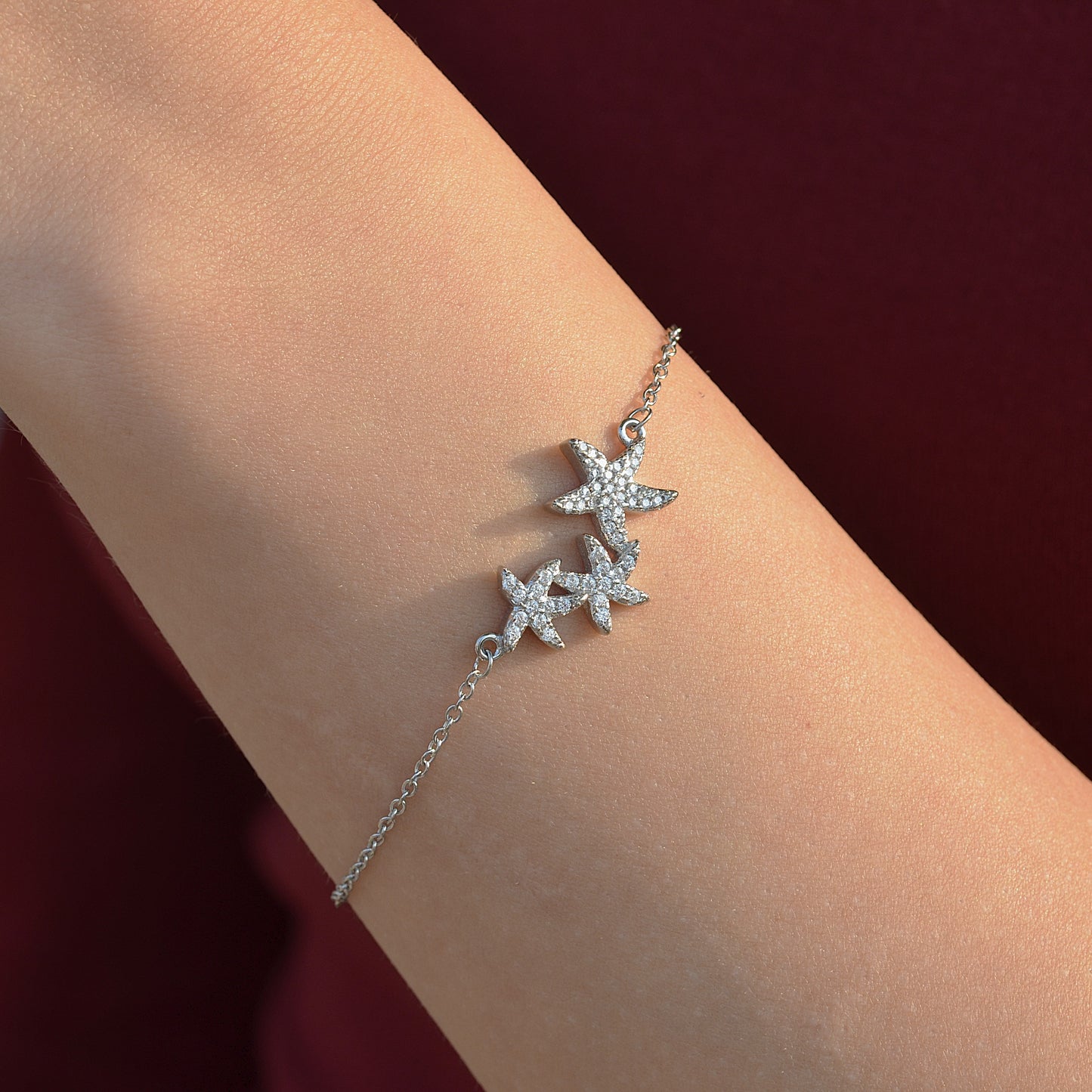 SILVER BRACELET FOR WOMEN Starfish