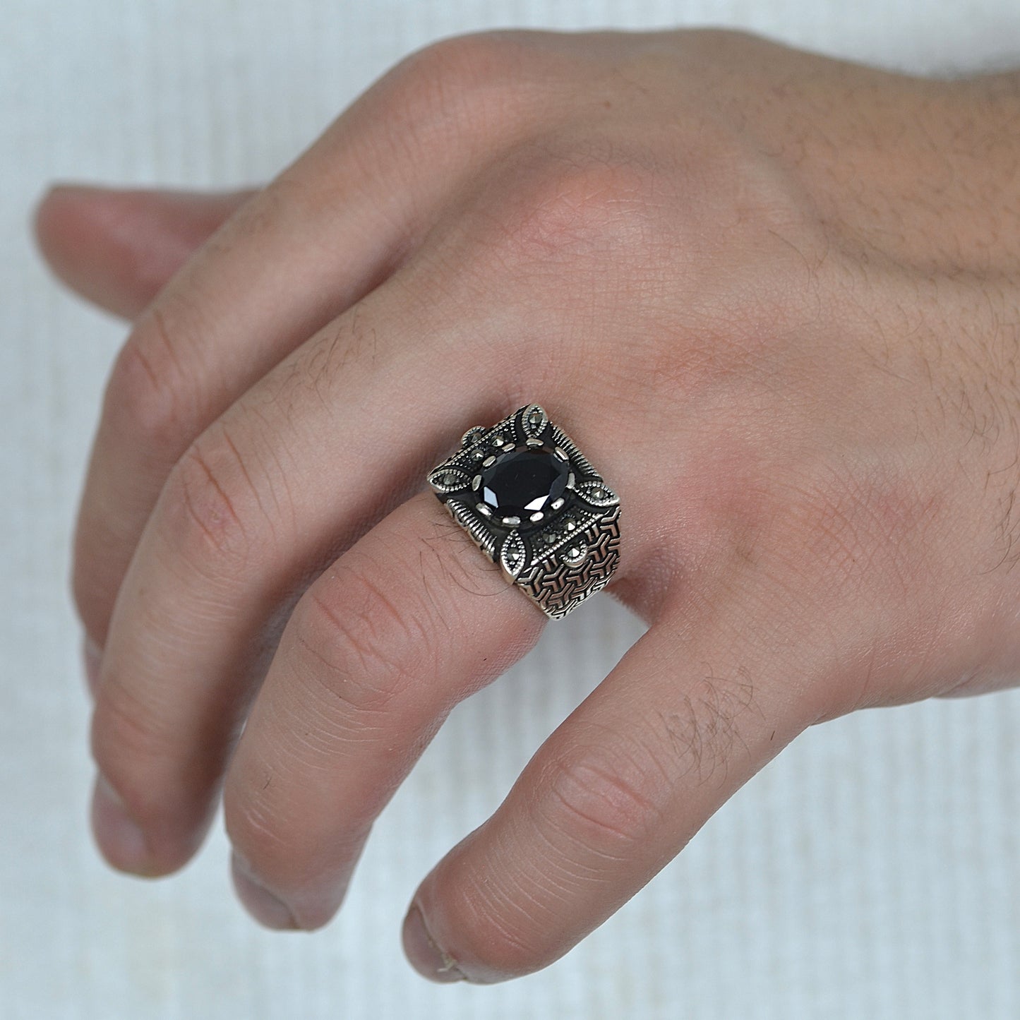 Midnight Monarch Ring silver 925k