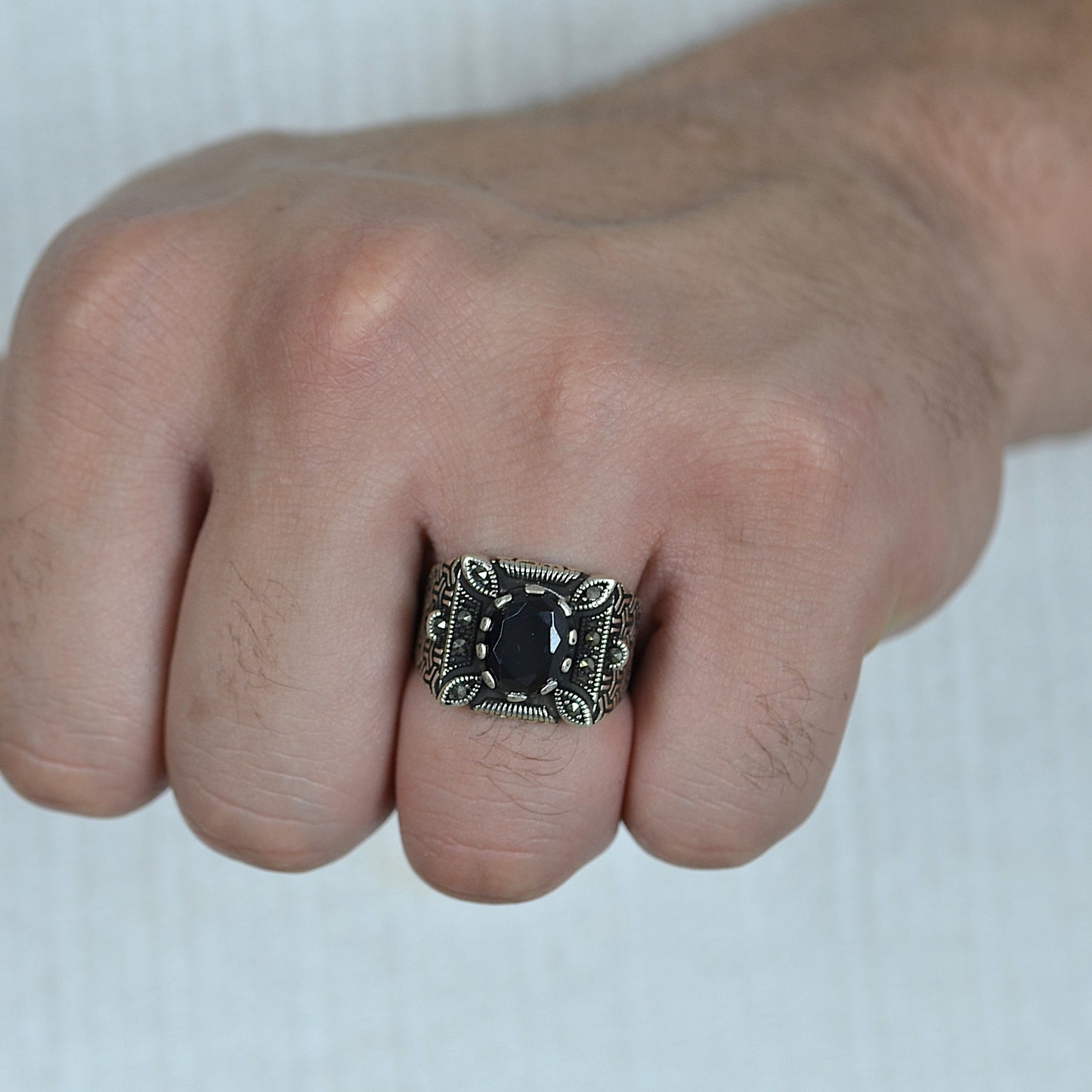 Midnight Monarch Ring silver 925k