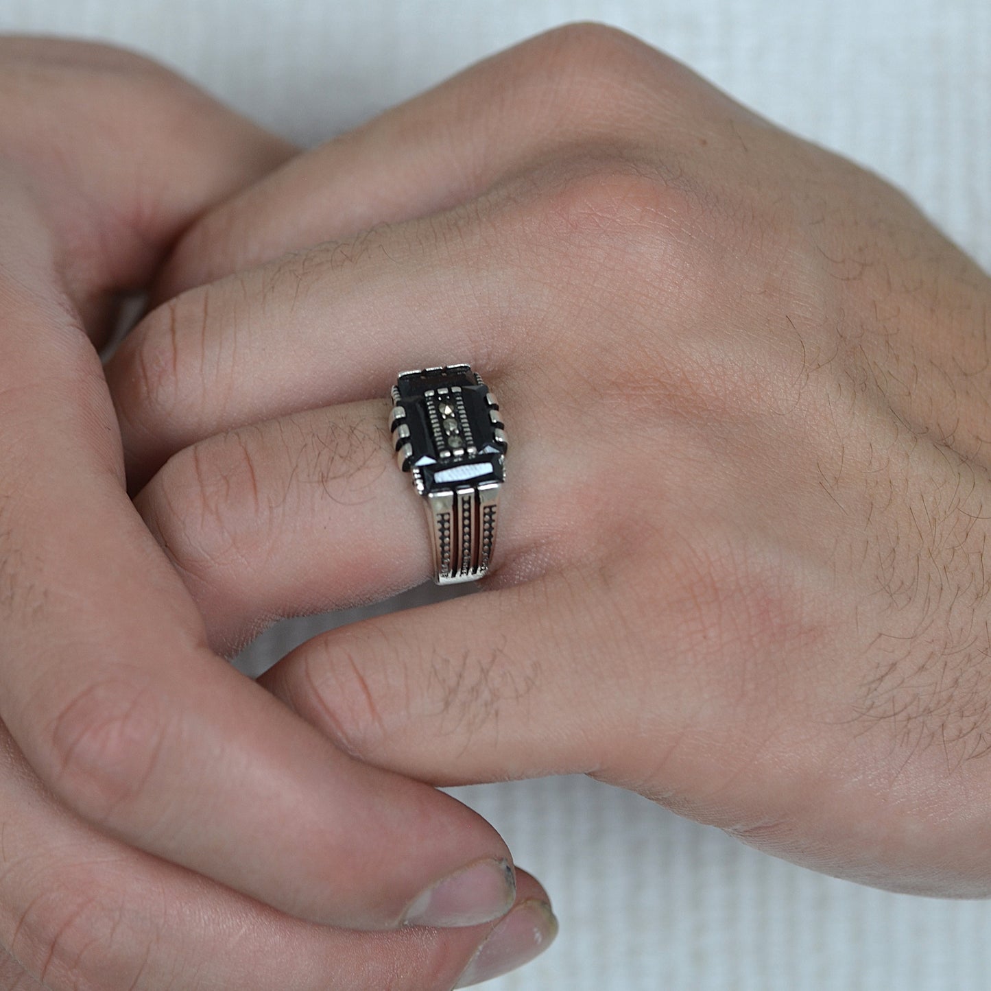 Titanium Legacy Ring silver 925k