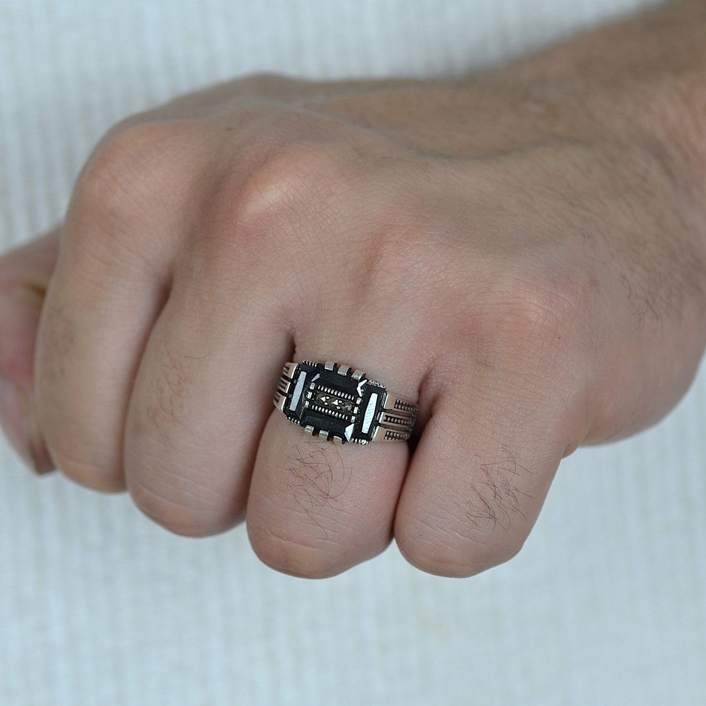Titanium Legacy Ring silver 925k