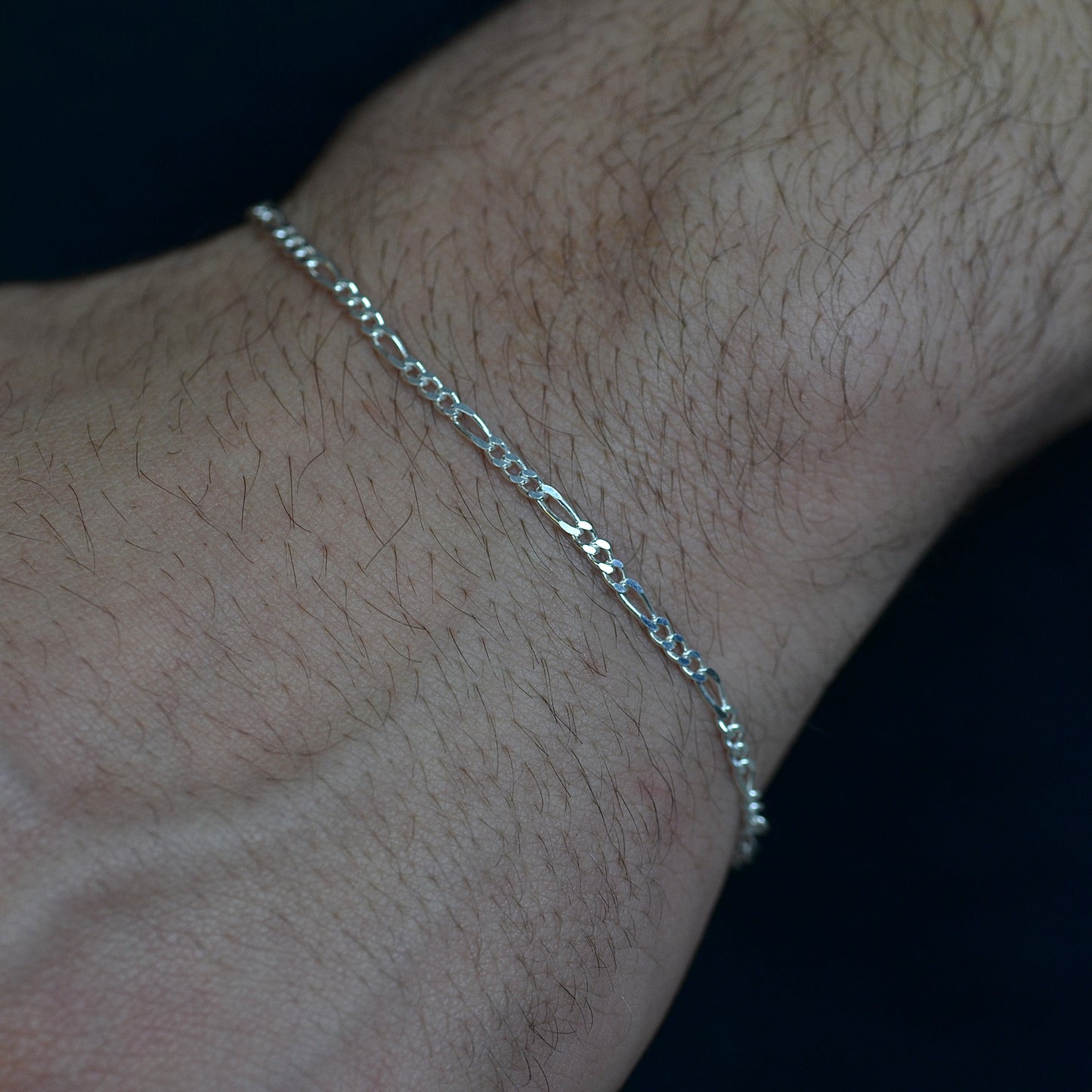 Minimal Link Bracelet silver 925k Width:(4) mm