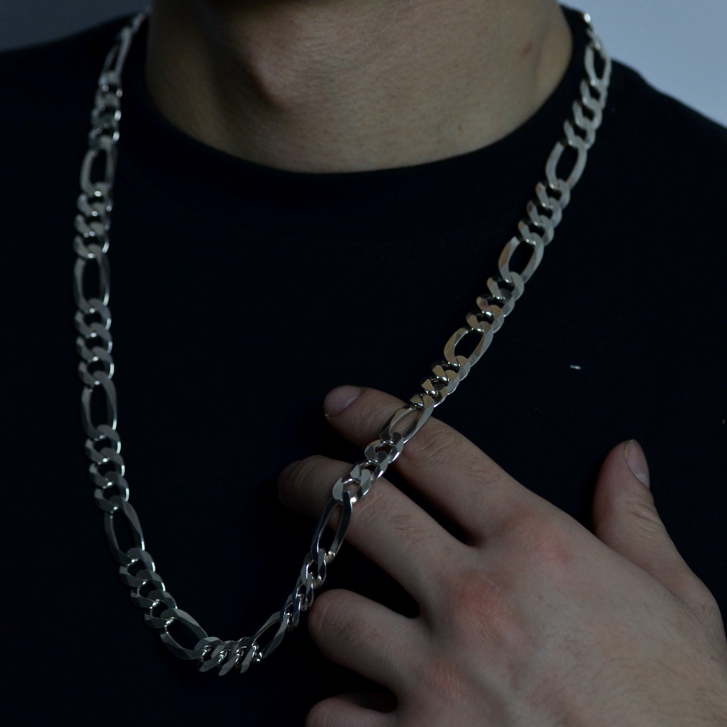 Classic Cartier Silver Chain Necklace silver 925K Length: (70) cm Width: (1.2) cm