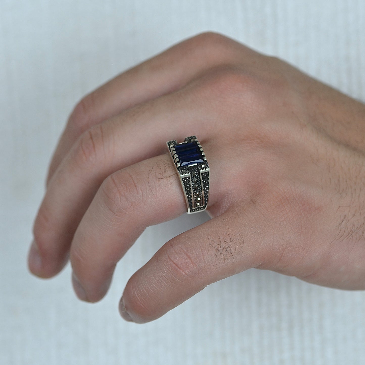 Azure Titan Ring silver 925k