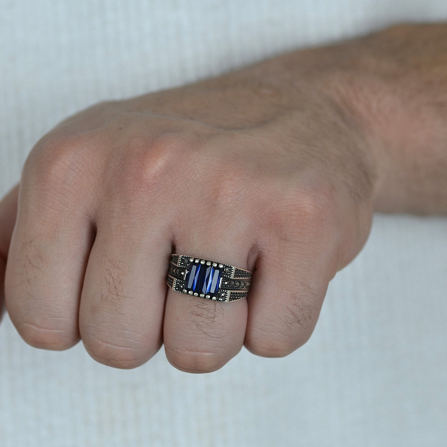 Azure Titan Ring silver 925k