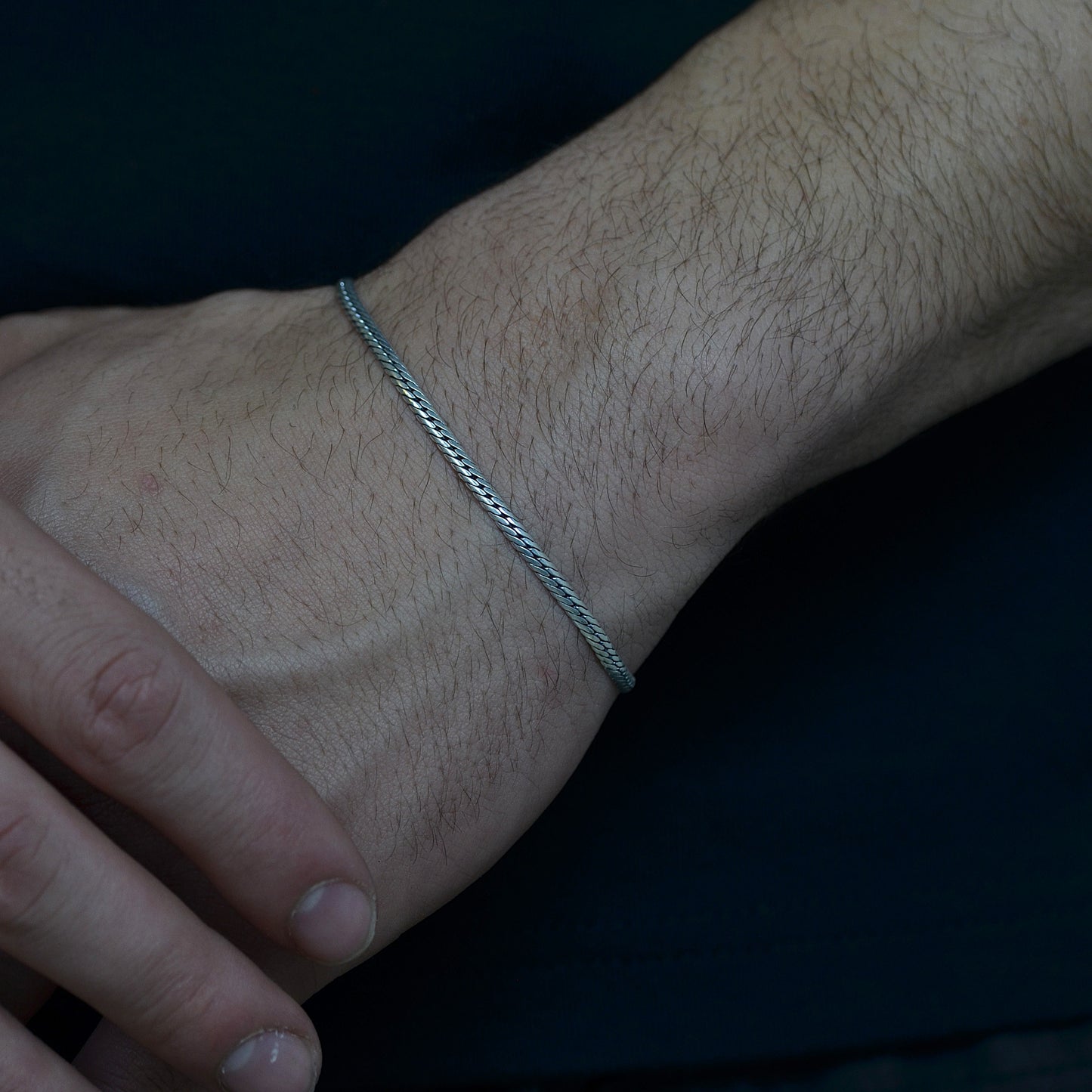 Modern Twist Bracelet silver 925k Width:(4) mm
