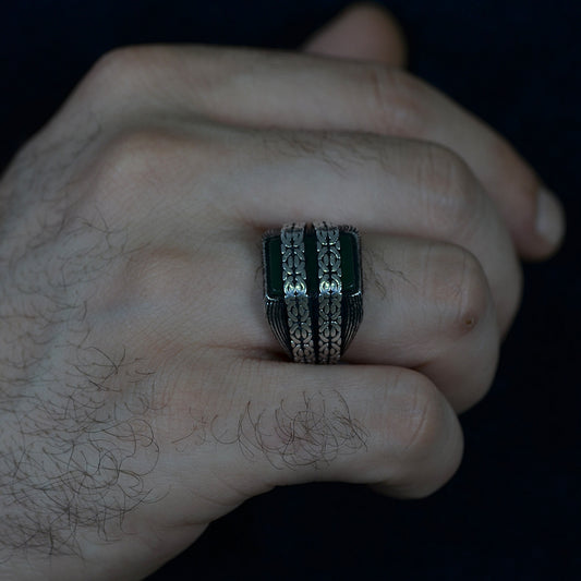 Emerald Heritage Ring Silver 925K
