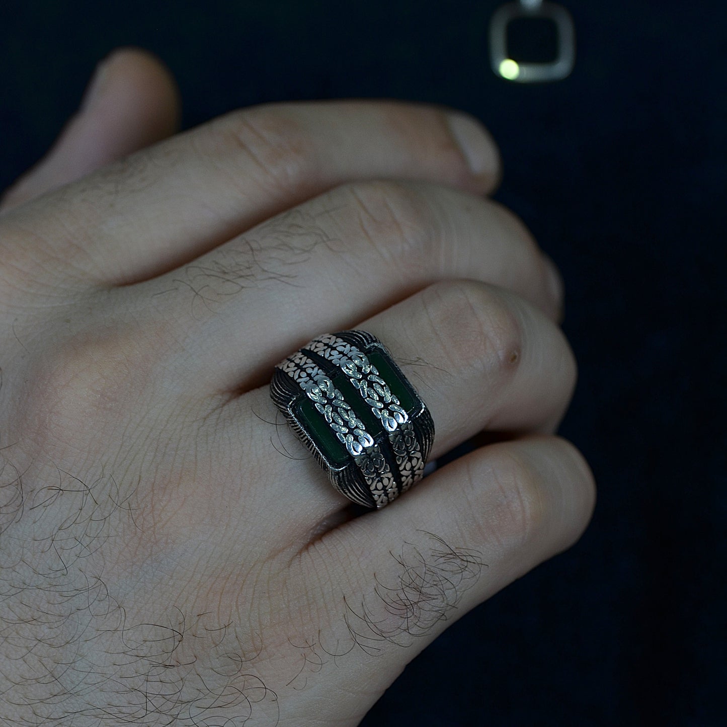 Emerald Heritage Ring Silver 925K