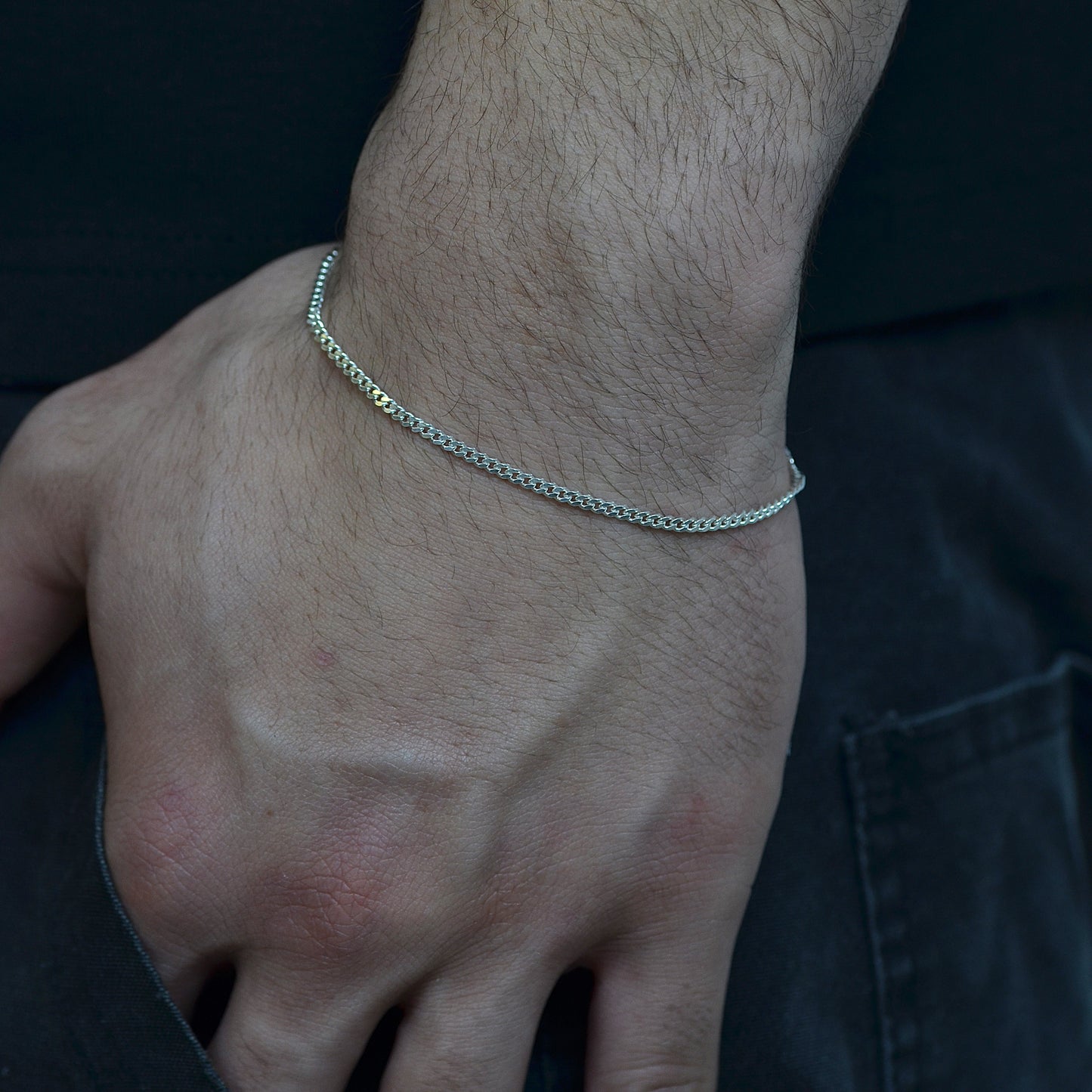 Gromet Bracelet silver 925k Width:(2) mm