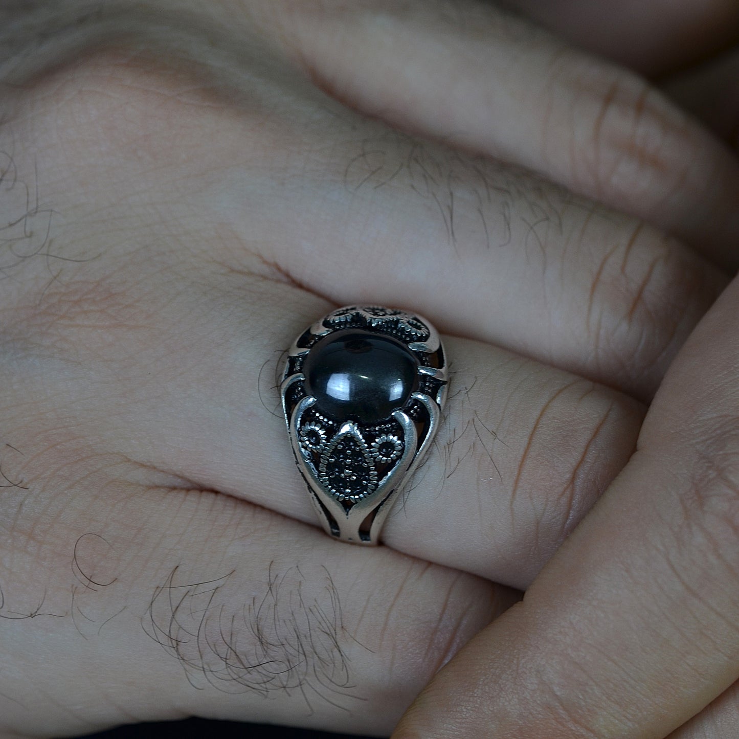 Black Heritage Ring Silver 925K