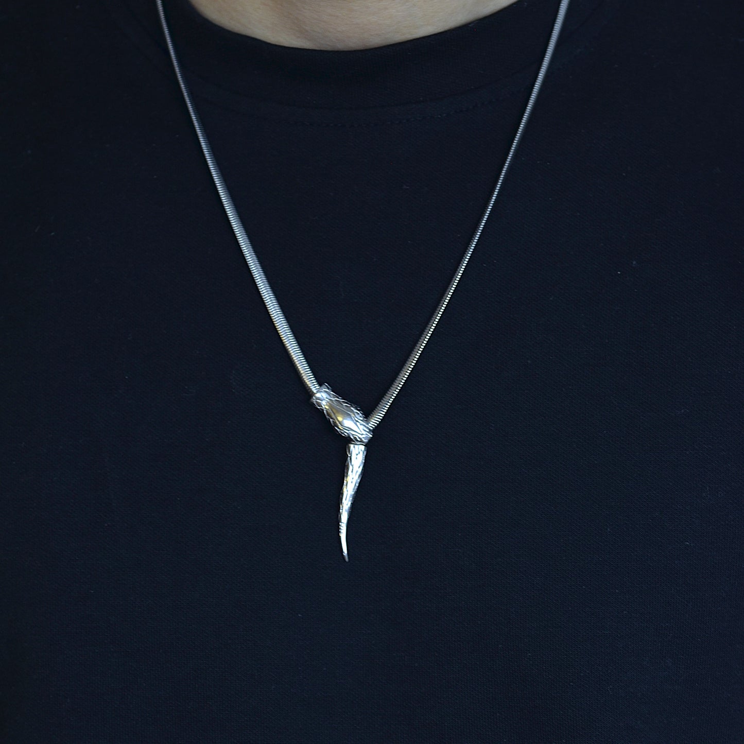 Snake Necklace & Bracelet Set silver 925k