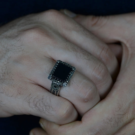 Black Vanguard Ring Silver 925K
