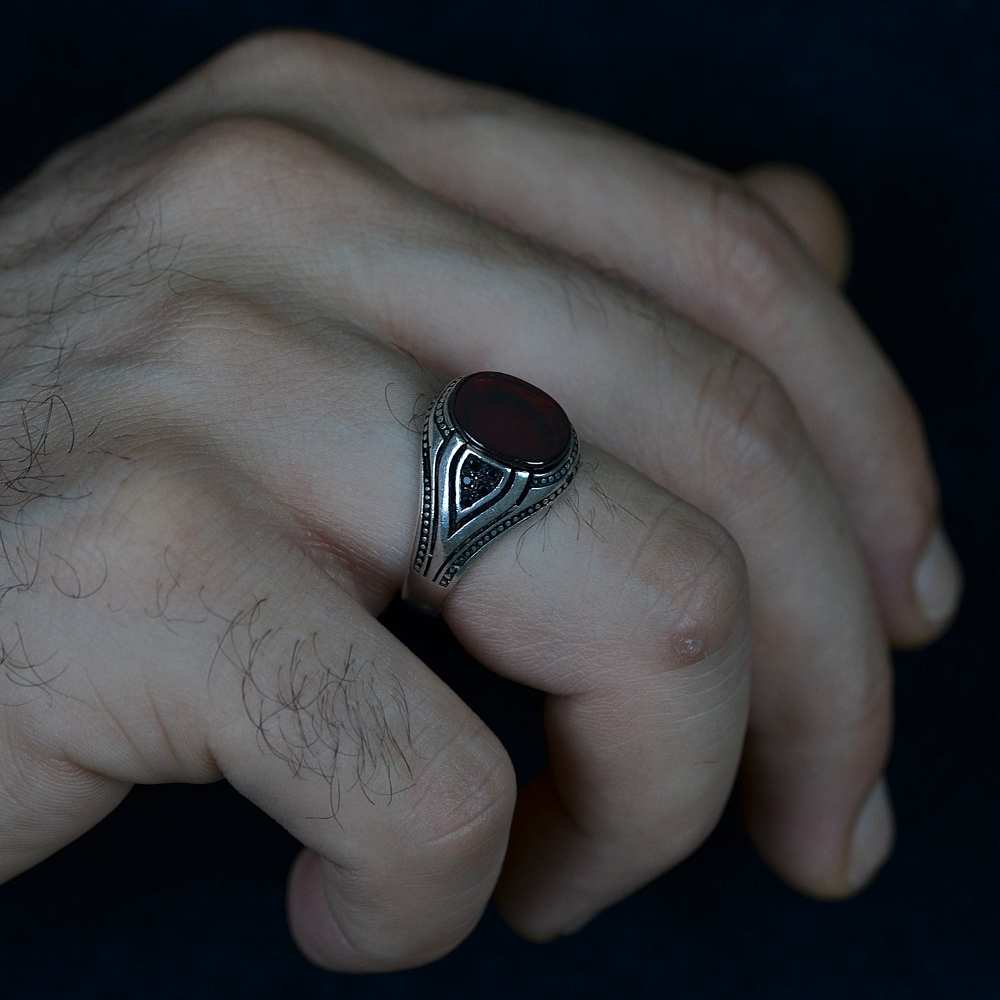 Royal Ruby Ring Silver 925K