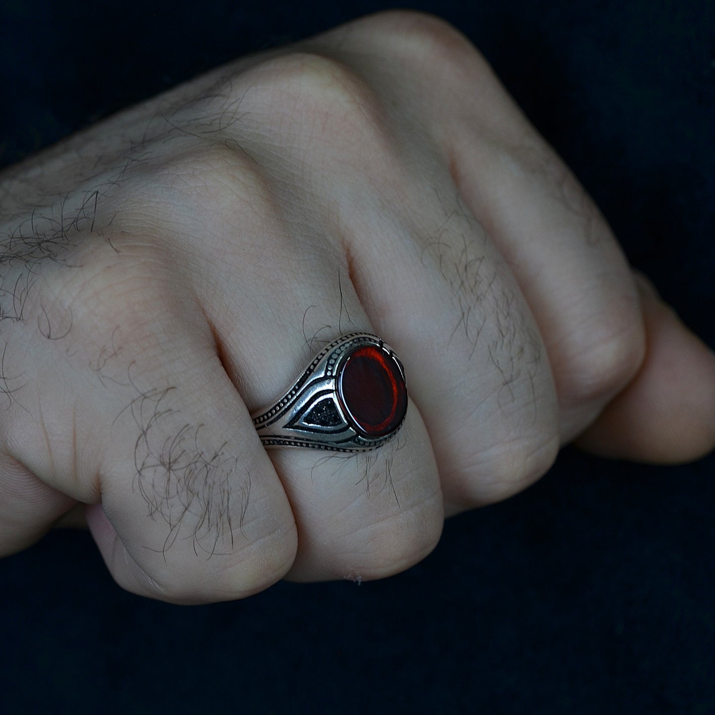 Royal Ruby Ring Silver 925K
