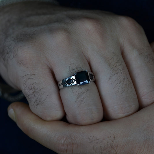 Black Monarch Ring Silver 925K