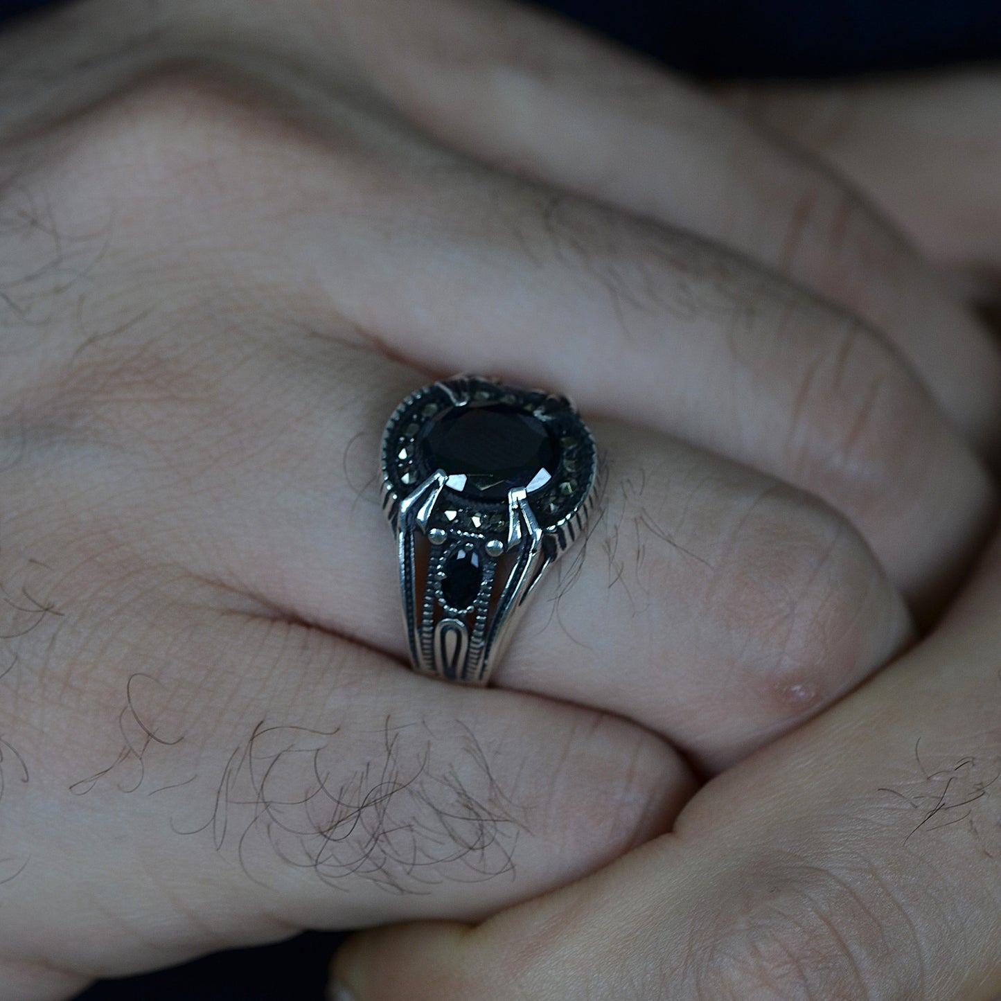 Crown of Shadows Ring Silver 925K