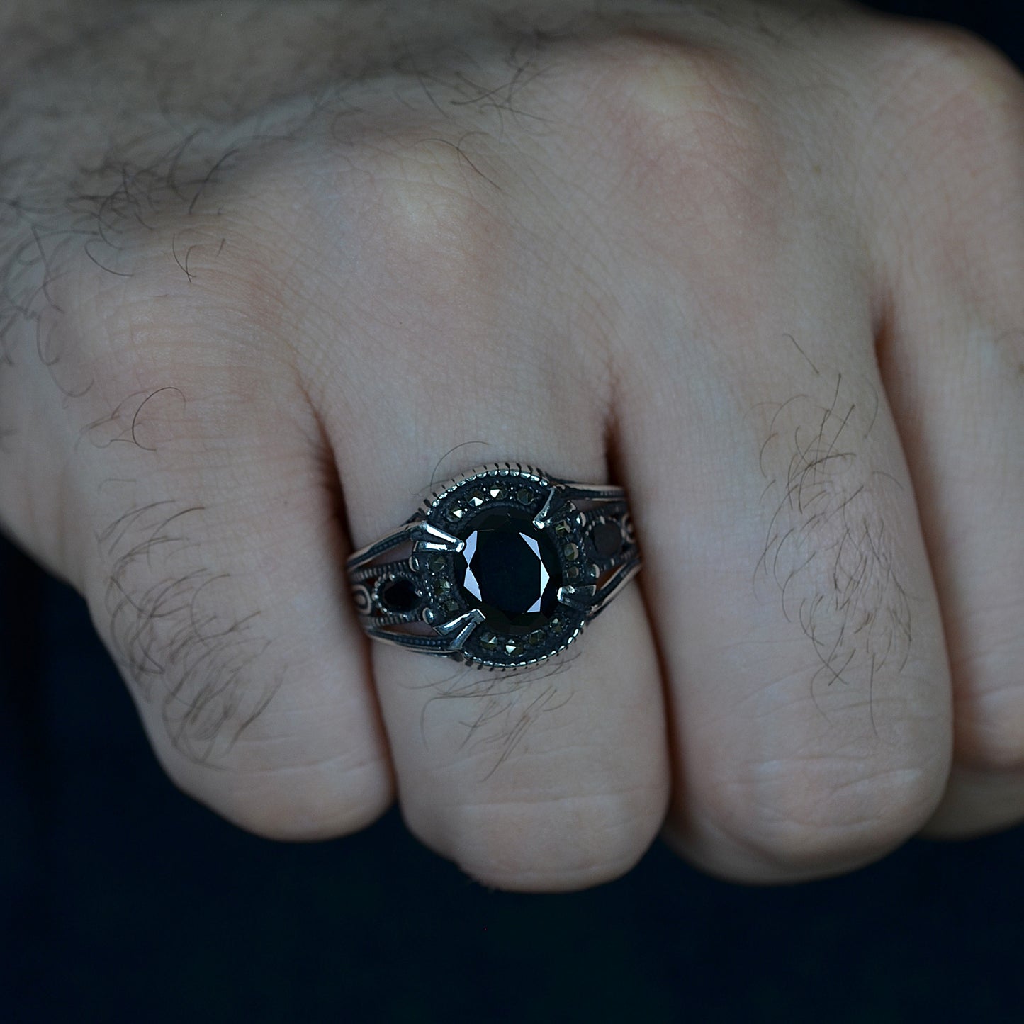 Crown of Shadows Ring Silver 925K