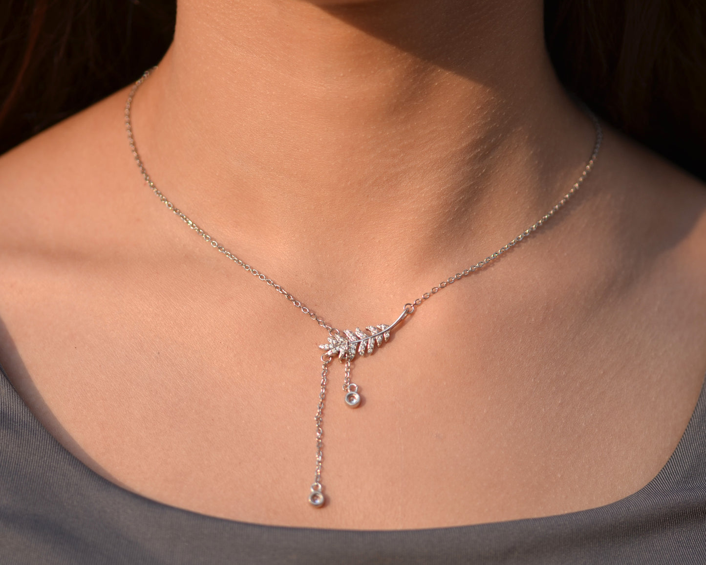 necklace for women pure silver 925k