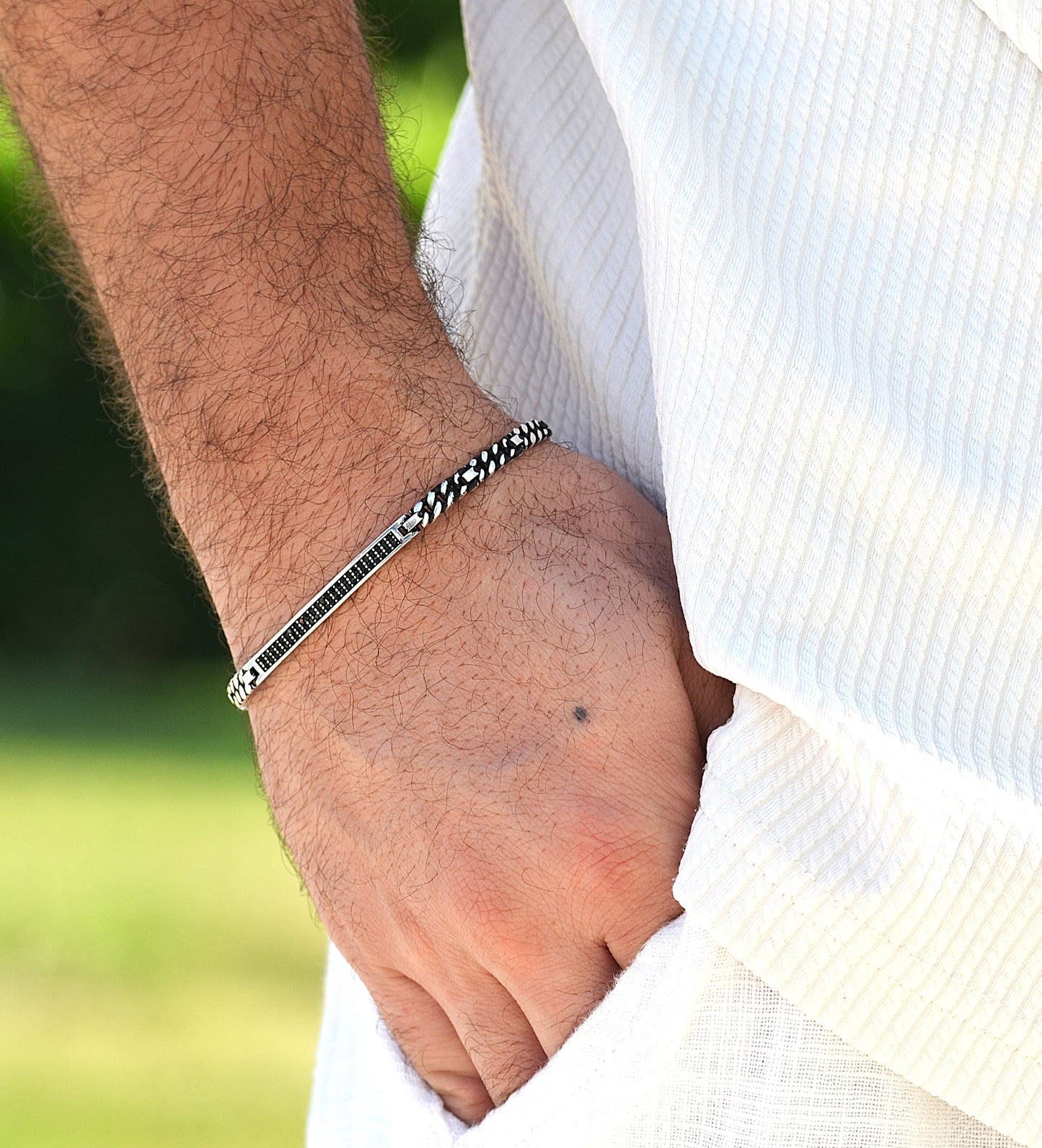 bracelet for men italian silver 925k