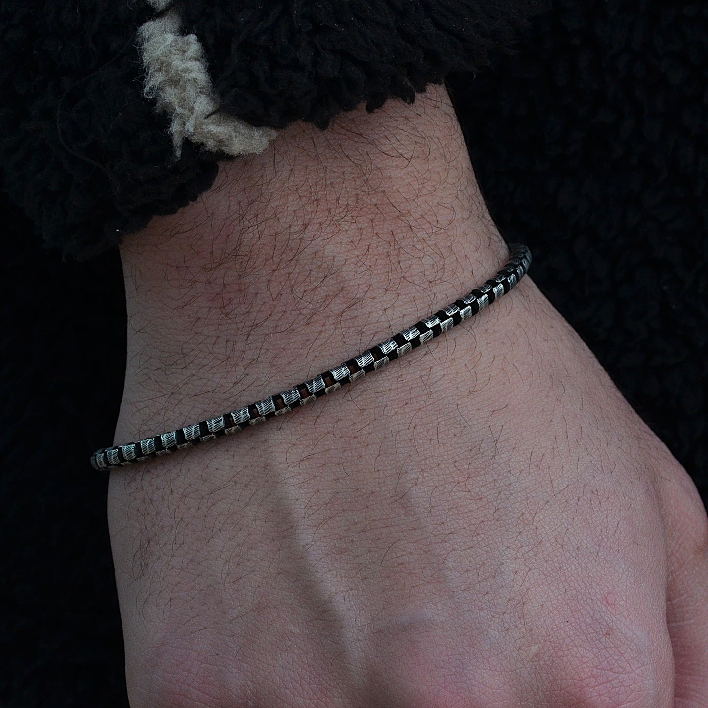 boxes bracelet silver italian 925 k
