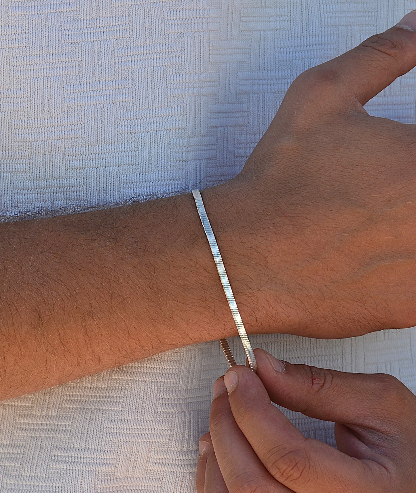 bracelet for men ITALIAN silver925k snake style