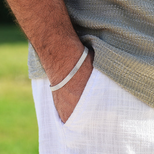 bracelet for men italian silver 925k