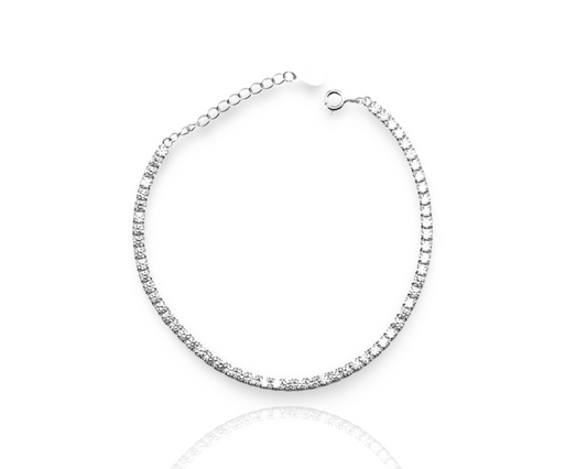 tennis bracelet for women pure silver PLATED BY PLATINUM