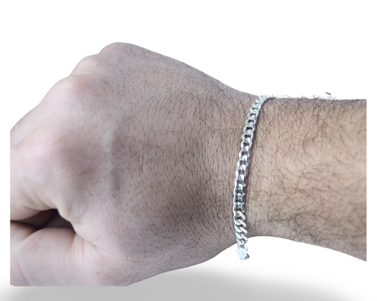 bracelet for men pure silver 925k